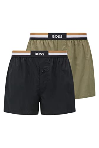 BOSS Herren 2p Ew Boxershorts, Open Green 381, XXL EU von BOSS