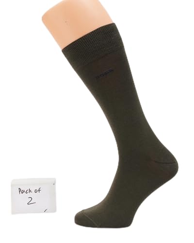 BOSS Herren 2p Rs Tom Uni Mc Regular_Socks, Open Green362, 39-42 von BOSS