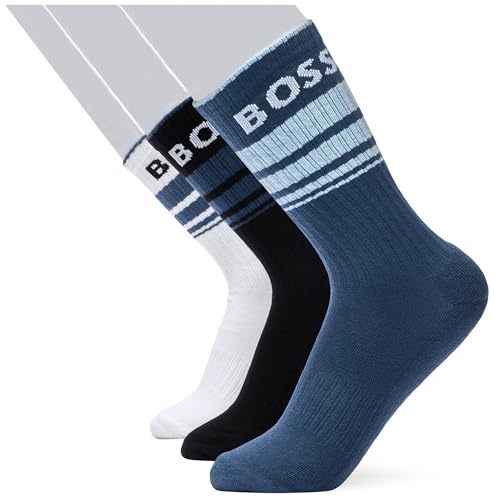 BOSS Herren 3p Qs Rib Stripe Cc Short Socks, Open Miscellaneous964, 39-42 BOSS Herren 3p Qs Rib Stripe Cc Short Socks, Open Miscellaneous964, 39-42 von BOSS