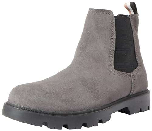 BOSS Herren Adley_Cheb_sd Chelsea_Boot, Dark Grey, 40 EU von BOSS