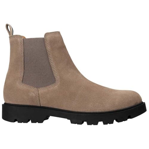 BOSS Herren Adley_Cheb_sd Chelsea_Boot, Medium Beige, 39 EU von BOSS