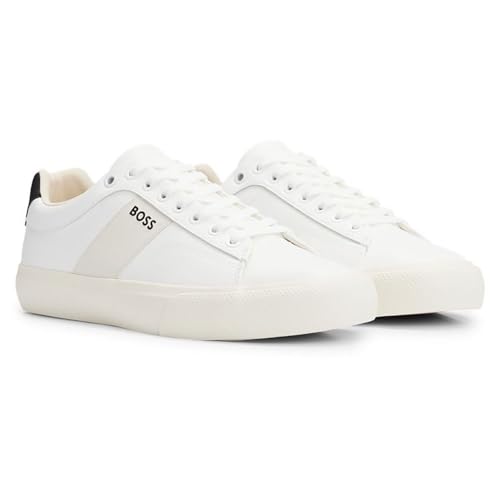 BOSS Herren Aiden_Tenn_flrb Tennis, Open White, 39 EU von BOSS