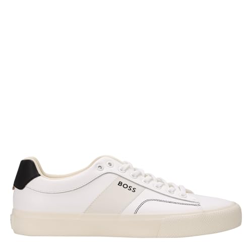 BOSS Herren Aiden_Tenn_flrb Tennis, Open White, 42 EU von BOSS