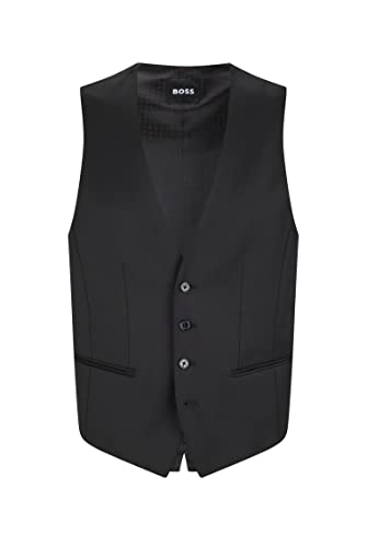 BOSS Herren Anzugweste H-Huge Schwarz XL von BOSS