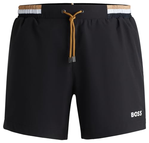 BOSS Herren Atoll Swim_Short, Black1, S von BOSS