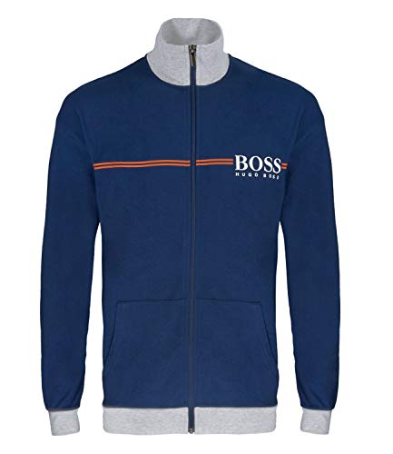BOSS Herren Authentic Jacket Z Sweatshirt, Blau (Bright Blue 438), X-Large (Herstellergröße: XL) von Hugo Boss