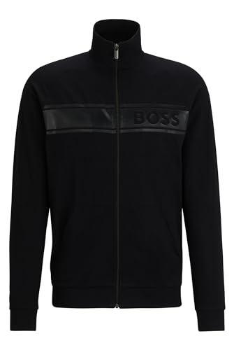 BOSS Herren Authentic JacketZ mit Logo, Black, M von BOSS