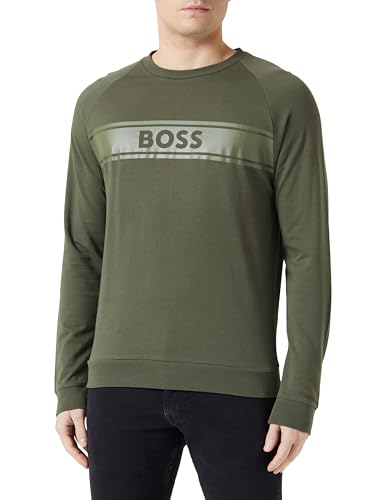 BOSS Herren Authentic Sweatshirt, Dark Green307, M EU von BOSS