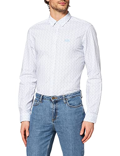 BOSS Herren BIADO_R Freizeithemd, per Pack Blau (Dark Blue 404), XX-Large (Herstellergröße: XXL) von BOSS