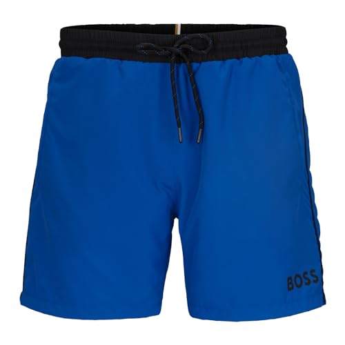 BOSS Herren Badeshorts Beachwear Swimshorts Badehose Starfish, Farbe:Blau, Artikel:-423 medium Blue, Größe:M von BOSS