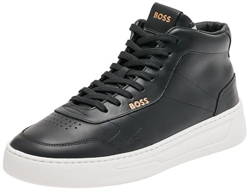 BOSS Herren Baltimore_Hito_ltl High_Top, Black, 44 EU von BOSS