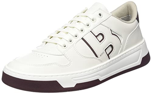 BOSS Herren Baltimore_Tenn_rcypu Sneaker, Open White160, 43 EU von BOSS