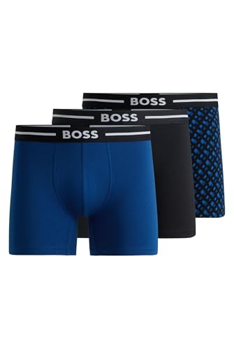 BOSS Herren Boxer_Brief Boxerbr 3p Bold des, Open Miscellaneous982, M von BOSS