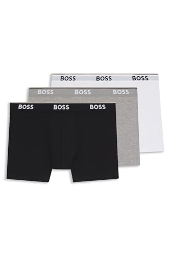 BOSS Herren Briefs 3p Co/EL Boxershorts, New - Open Miscellaneous999, XXL EU von BOSS
