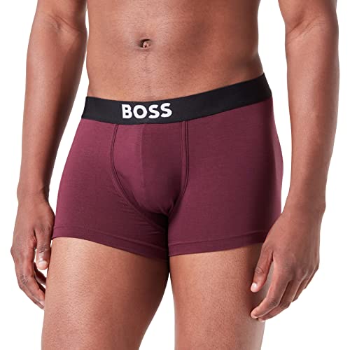 BOSS Herren Boxer Unterhose Shorts Trunk ID, Farbe:Beere, Größe:L, Artikel:-505 Dark Purple von BOSS