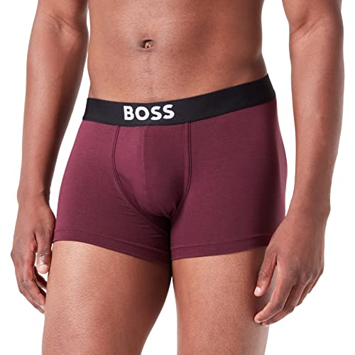 BOSS Herren Boxer Unterhose Shorts Trunk ID, Farbe:Beere, Größe:XL, Artikel:-505 Dark Purple von BOSS