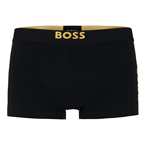 BOSS Herren Boxer Unterhose Shorts Trunk Starlight, Farbe:Schwarz, Größe:2XL, Artikel:-001 Black von BOSS