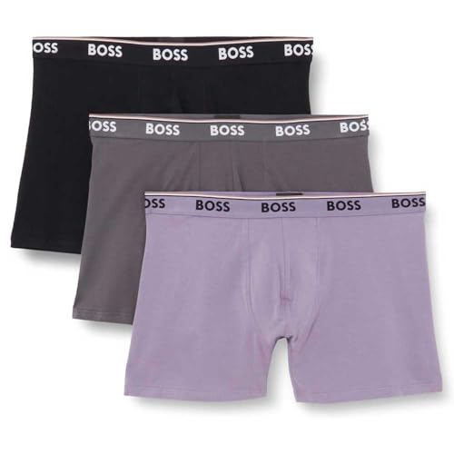 BOSS Herren Boxerbr 3p Power Boxer_Brief, Open Miscellaneous972, L EU von BOSS