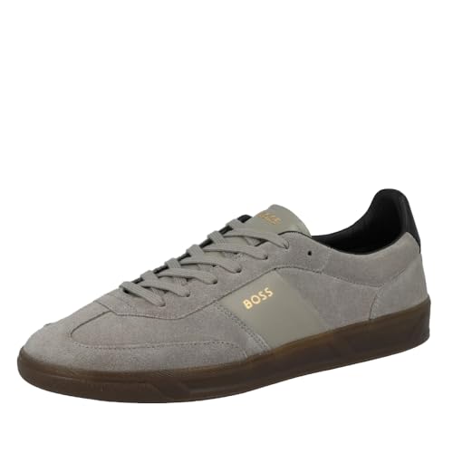 BOSS Herren Sneaker Brandon_Tenn_sd, Medium Grey, 41 von BOSS