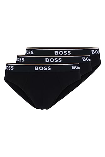 BOSS Herren Brief, 3er Pack Power, Black, M von BOSS