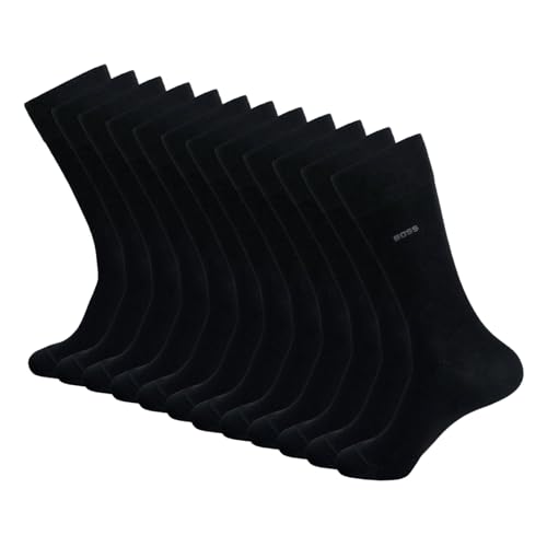 BOSS Herren Business Socken Strümpfe RS Uni CC 6 Paar, Farbe:Schwarz, Größe:43-46, Artikel:-001 black BOSS Herren Business Socken Strümpfe RS Uni CC 6 Paar, Farbe:Schwarz, Größe:43-46, Artikel:-001 black von BOSS