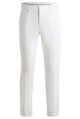 BOSS Herren C-Genius-DTL-252 Business-Hose aus Leinen-Canvas Weiß 54 BOSS Herren C-Genius-DTL-252 Business-Hose aus Leinen-Canvas Weiß 54 von BOSS