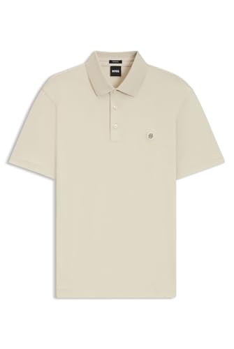 BOSS Herren C-Parris 01 Poloshirt aus merzerisierter Baumwolle mit Double-B-Monogramm Weiß XL BOSS Herren C-Parris 01 Poloshirt aus merzerisierter Baumwolle mit Double-B-Monogramm Weiß XL von BOSS