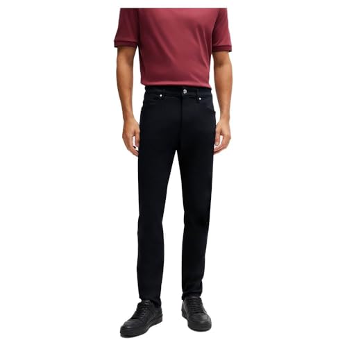 BOSS Herren C-Taber PS Porsche x dunkelblaue Tapered-Fit Jeans aus Performance-Denim Dunkelblau 32/32 von BOSS