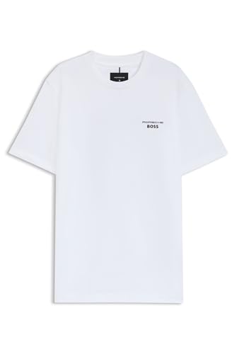 BOSS Herren C-Thompson 197 PS Porsche x T-Shirt aus merzerisierter Baumwolle mit Targa-Artwork Weiß XXXL BOSS Herren C-Thompson 197 PS Porsche x T-Shirt aus merzerisierter Baumwolle mit Targa-Artwork Weiß XXXL von BOSS