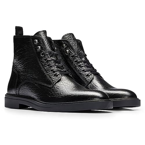 BOSS Herren Calev_Halb_grfr Half_Boot, Black, 46 EU von BOSS