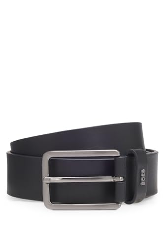 BOSS Herren Calis-logo_sz35 G rtel, Black1, 105 EU von BOSS