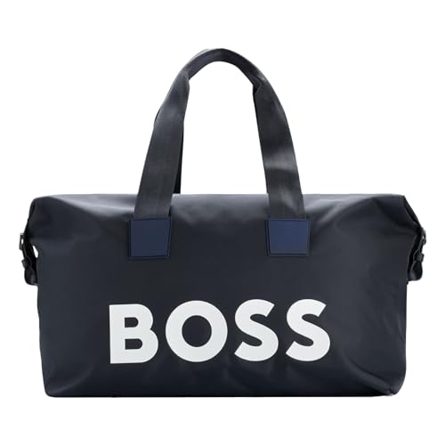 BOSS Damen Herren Unisex Umhängetasche Reisetasche Catch 2.0 DS Holdall, Farbe:Blau, Artikel:-401 dark blue von BOSS