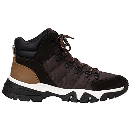 BOSS Herren Chester_Halb_nysd Stiefel Dark Brown201 41 von BOSS