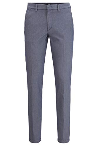 BOSS Herren Chino-Hose Kaito1 Blau 48 von BOSS