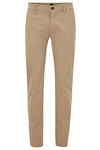 BOSS Herren Chino_Slim, Light/Pastel Brown239, 38W / 32L EU von BOSS