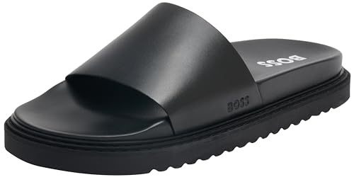 BOSS Herren Cliff lt Slide, Black1, 45 EU von BOSS