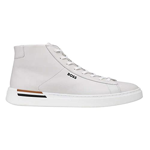 BOSS Herren Clint_Hito_lt HIGH_TOP, White100, 43 EU von BOSS