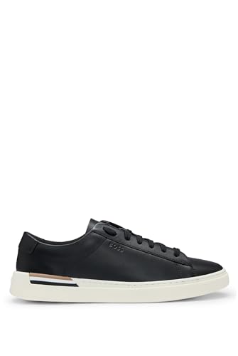 BOSS Herren Sneaker Clint_Tenn_LTT, Black, 45 von BOSS