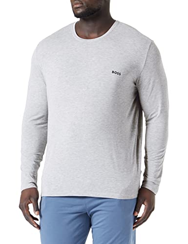 BOSS Herren Comfort LS-Shirt RN Longsleeve, Medium Grey33, xx_l von BOSS