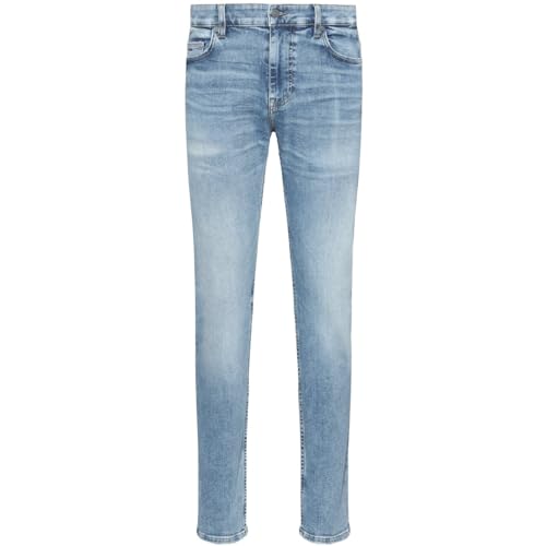 BOSS Herren Delaware BC-C Jeans_Trousers, Light/Pastel Blue455, 32W x 32L von BOSS