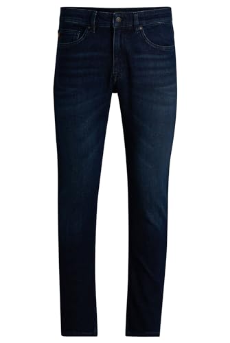 BOSS Herren Jeans_Trousers Delaware BO 10263385 01, Dark Blue406, 34W / 32L von BOSS