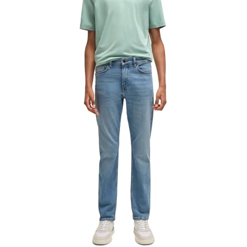 BOSS Herren Jeans_Trousers Delaware BO 10263385 03, Bright Blue430, 35W / 32L von BOSS
