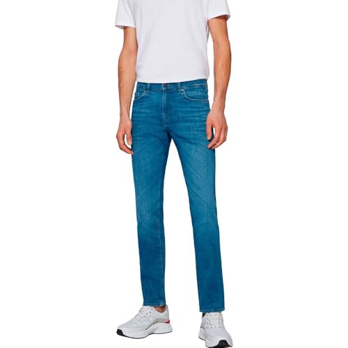 BOSS Herren Delaware3-1 Slim-Fit Jeans aus italienischem Denim mit Bio-Baumwolle BOSS Herren Delaware3-1 Slim-Fit Jeans aus italienischem Denim mit Bio-Baumwolle von BOSS