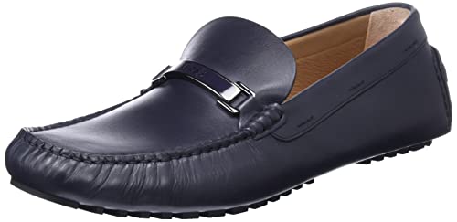 BOSS Herren Driver_Mocc_nahw Moccasin, Dark Blue401, 40 EU von BOSS