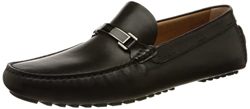 BOSS Herren Driver_Mocc_nahw3e Moccasin, Black1, 39.5 EU von BOSS