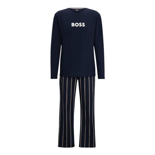 BOSS Herren EasyLong Set mit Logo Open Blue, M von BOSS