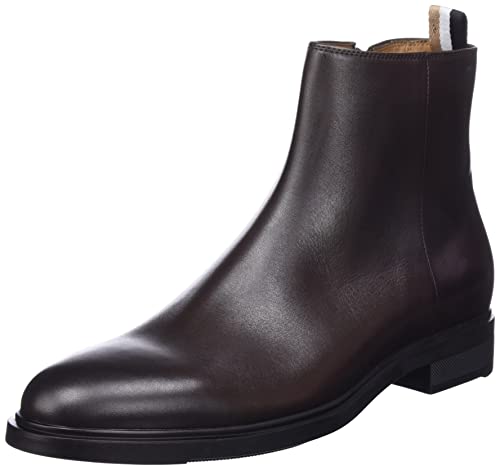 BOSS Herren Firstclass_Zipb_ltzp Ankle Boot, Dark Brown201, 43 EU von BOSS