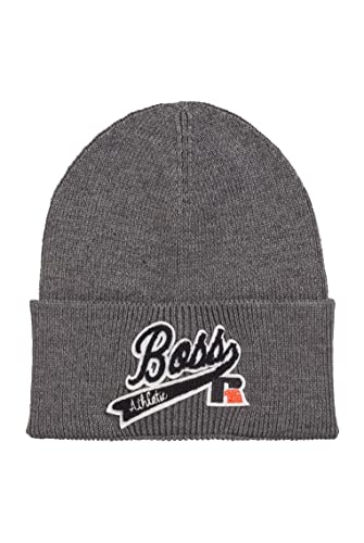 BOSS Herren Floley_ra Beanie Mütze, Medium Grey30, Einheitsgröße EU BOSS Herren Floley_ra Beanie Mütze, Medium Grey30, Einheitsgröße EU von BOSS