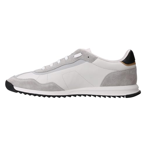 BOSS Herren Freizeitschuh Schnürschuh Turnschuh Halbschuh Sneaker Zayn Lowp ltsd, Farbe:Weiß, Schuhgröße:EUR 43, Artikel:-121 Open White von BOSS