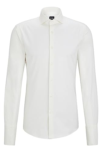 BOSS Herren H-HANK-spread-DC-214 10245426 Weiß 42 von BOSS